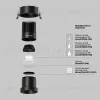Встраиваемый светильник Maytoni Dip DL118-15W-4K-B DL118-15W-4K-B - 2