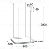 Подвесная люстра Italline IT013-6031 white 3000K IT013-6031 white 3000K - 3