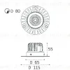 Встраиваемый светильник Italline IT02-028 gold 3000K IT02-028 gold 3000K - 5