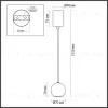 Подвесной светильник Odeon Light Midcent Dex 4359/5L 4359/5L - 5