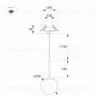 Подвесной светильник Arlight SP-BEADS-HANG-BUILT-T-R100-8W Warm3000 (BK-GD, 180 deg, 230V) 056420 056420 - 4