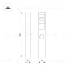 Ландшафтный светильник Arlight LGD-TILLIS-BOLL-SOCKET-H900-12W Warm3000 (GR, 92 deg, 230V) 055038 055038 - 2