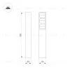 Ландшафтный светильник Arlight LGD-TILLIS-BOLL-H900-12W Warm3000 (GR, 92 deg, 230V) 050729 050729 - 2