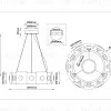 Подвесная люстра Ambrella Light High Light Crystal LH31024 LH31024 - 7