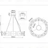 Подвесная люстра Ambrella Light High Light Crystal LH31030 LH31030 - 7
