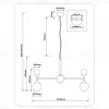 Подвесная люстра Ambrella Light High Light Modern LH51051 LH51051 - 6