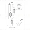 Подвесной светильник Ambrella Light High Light Ceramo Modern LH53102 LH53102 - 6