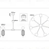 Люстра на штанге Ambrella Light High Light Ceramo Modern LH53106 LH53106 - 7