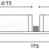 Встраиваемый светильник Hesby Lighting Breeze HSBL_0098 HSBL_0098 - 4