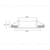 Встраиваемый светильник Hesby Lighting Atlas HSBL_0103 HSBL_0103 - 4