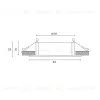 Встраиваемый светильник Hesby Lighting Atlas HSBL_0118 HSBL_0118 - 4