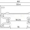 Шинопровод однофазный встраиваемый Hesby Lighting Skylite HSBL_0037 HSBL_0037 - 5