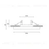 Встраиваемый светильник Hesby Lighting Clarity HSBL_0133 HSBL_0133 - 6