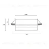 Встраиваемый светильник Hesby Lighting Nimbus HSBL_0130 HSBL_0130 - 3