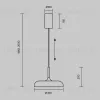Подвесной светильник Maytoni Gerhard MOD189PL-L30W3K MOD189PL-L30W3K - 8