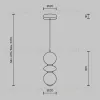 Подвесной светильник Maytoni Brosche MOD362PL-L10GR3K MOD362PL-L10GR3K - 7
