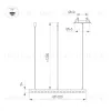 Подвесная люстра Arlight SP-DIAMOND-R1050-60W Day4000 (BK, 45 deg, 230V, TRIAC) 054489 054489 - 4