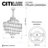 Подвесная люстра Citilux Naiad CL315152 CL315152 - 11