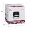 Накладной светильник Reluce 53001-9.5-001LD GX53+LED3W BK 53001-9.5-001LD GX53+LED3W BK - 3
