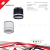 Накладной светильник Reluce 53001-9.5-001LD GX53+LED3W WT 53001-9.5-001LD GX53+LED3W WT - 2