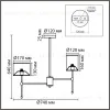 Люстра на штанге Lumion Classi Latti 8262/6C 8262/6C - 7