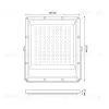 Прожектор Uniel ULF-F51D-150W/6500K IP65 200-240V GREY UL-00012760 ULF-F51D-150W/6500K IP65 200-240V GREY - 3