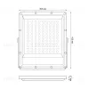 Прожектор Uniel ULF-F51D-200W/6500K IP65 200-240V GREY UL-00012761 ULF-F51D-200W/6500K IP65 200-240V GREY - 3