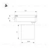 Трековый однофазный светильник Arlight LGD-DYKE-2TR-R75-16W Day4000 (WH, 50 deg, 230V) 052263 052263 - 2