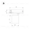Трековый трехфазный светильник Arlight LGD-DYKE-4TR-R75-16W Day4000 (WH, 20 deg, 230V) 052145 052145 - 2