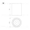 Накладной светильник Arlight SP-SALT-R95-20W Day4000 (BK, 40 deg, 230V) 056749 056749 - 2
