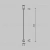 Крепление потолочное с прямым коннектором питания Maytoni Flarity TRA159C-IPCL1-PT TRA159C-IPCL1-PT - 5