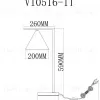 Настольная лампа Moderli Omaha V11594-1T V11594-1T - 8