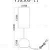 Настольная лампа Moderli Flint V11589-1T V11589-1T - 4