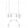Подвесная люстра Moderli Cora V11604-6P V11604-6P - 7