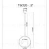 Подвесной светильник Moderli Barocco V11577-1P V11577-1P - 4