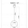 Подвесной светильник Moderli Barocco V11578-1P V11578-1P - 7