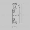 Крепление настенное двойное Maytoni Flarity TRA155CW-D1-PT TRA155CW-D1-PT - 5