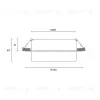 Встраиваемый светильник Hesby Lighting Nimbus HSBL_0127 HSBL_0127 - 3