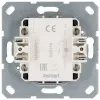 Выключатель одноклавишный со светодиодом 10A 250V с накладкой, цвет Тауп Jasmart G3011NT G3011NT - 2
