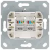Интернет-розетка RJ45 двойная с накладкой, цвет Тауп Jasmart G6106T G6106T - 2