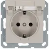 Розетка SHUKO с крышкой и защитными шторками 16A 250V 2P+T, цвет Тауп Jasmart G5505T G5505T - 1