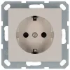 Розетка SHUKO с защитными шторками 16A 250V 2P+T, цвет Тауп Jasmart G5501T G5501T - 1