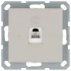 Телефонная розетка RJ11 с накладкой, цвет Тауп Jasmart G6101T G6101T - 1