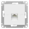 Розетка компьютерная RJ45, кат. 6A, Systeme Electric AtlasDesign Лотос ATN001386 ATN001386 - 2