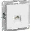 Розетка компьютерная RJ45, кат. 6A, Systeme Electric AtlasDesign Лотос ATN001386 ATN001386 - 1