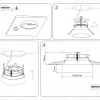 Встраиваемый светильник Ambrella Light Techno Spot Standard Tech TN51817 TN51817 - 6