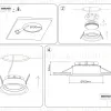 Встраиваемый светильник Ambrella Light Techno Spot Standard Tech TN52231 TN52231 - 6