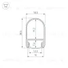 Профиль Arlight WARDROBE-1930-2000 ANOD BLACK 054943 054943 - 3