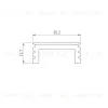 Экран Arlight LINE-3535-BENT-SIDE-2M OPAL 055987 055987 - 2