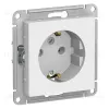 Розетка с/з, 16А Systeme Electric AtlasDesign Бел ATN000143 ATN000143 - 1